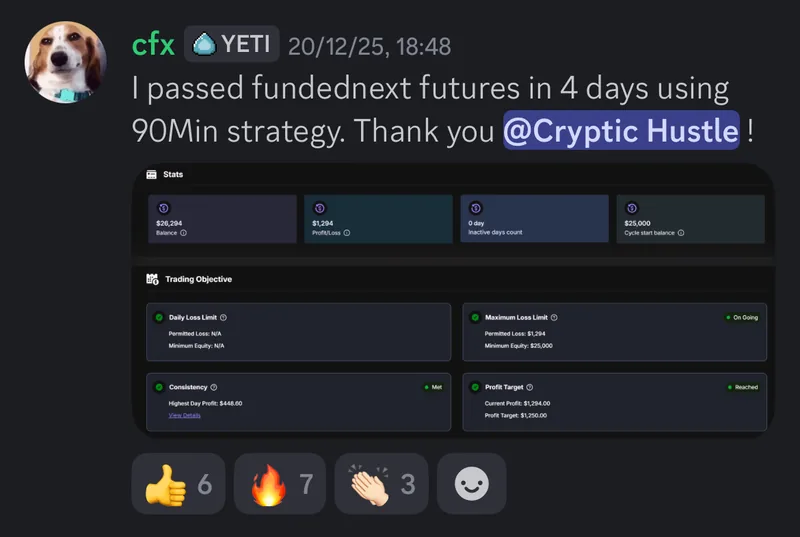 A member's message in the community