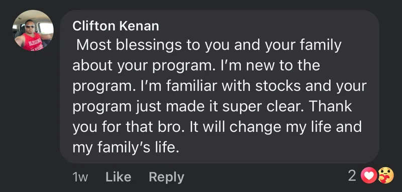 A member's message in the community