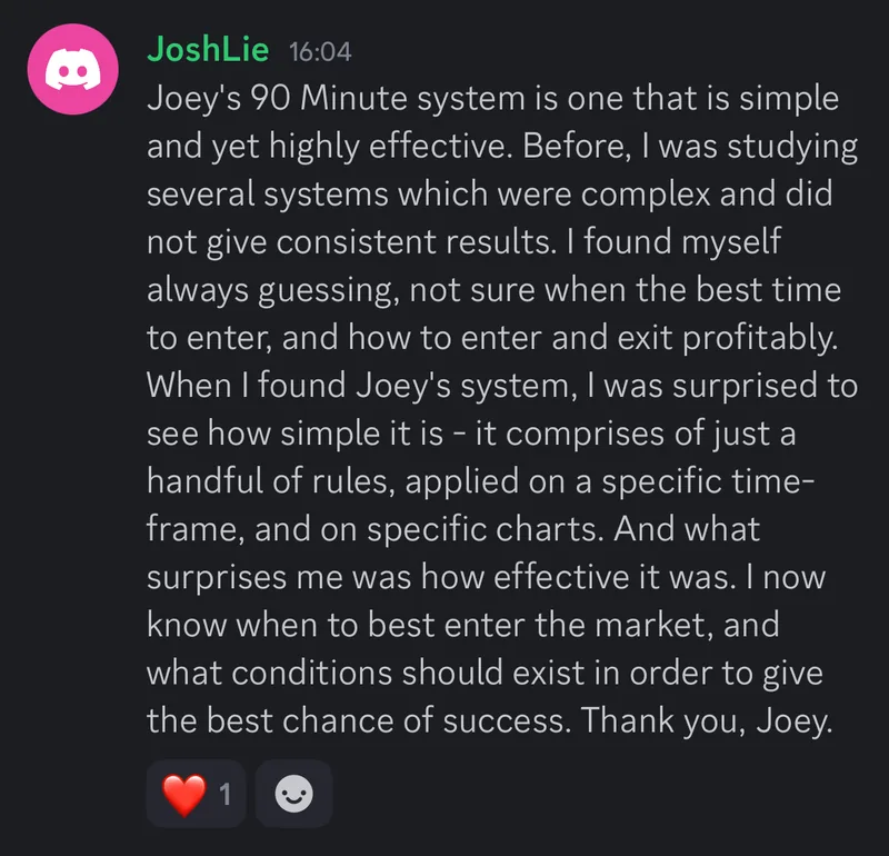 A member's message in the community