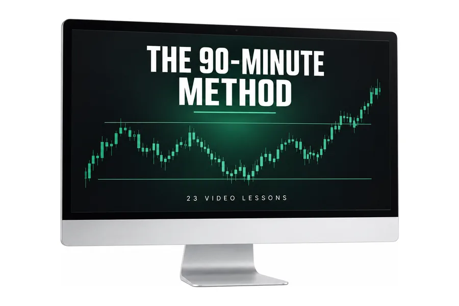 The 90-Minute Method course on a desktop screen